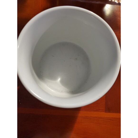 STARBUCKS White & Gold Vertical Logo Red Base Coffee Tea Cocoa Mug  16 oz  2012 - Picture 4 of 5